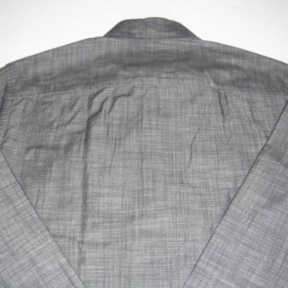 Frank & Oak Grey Solid Long Sleeve - Picture 3 of 8